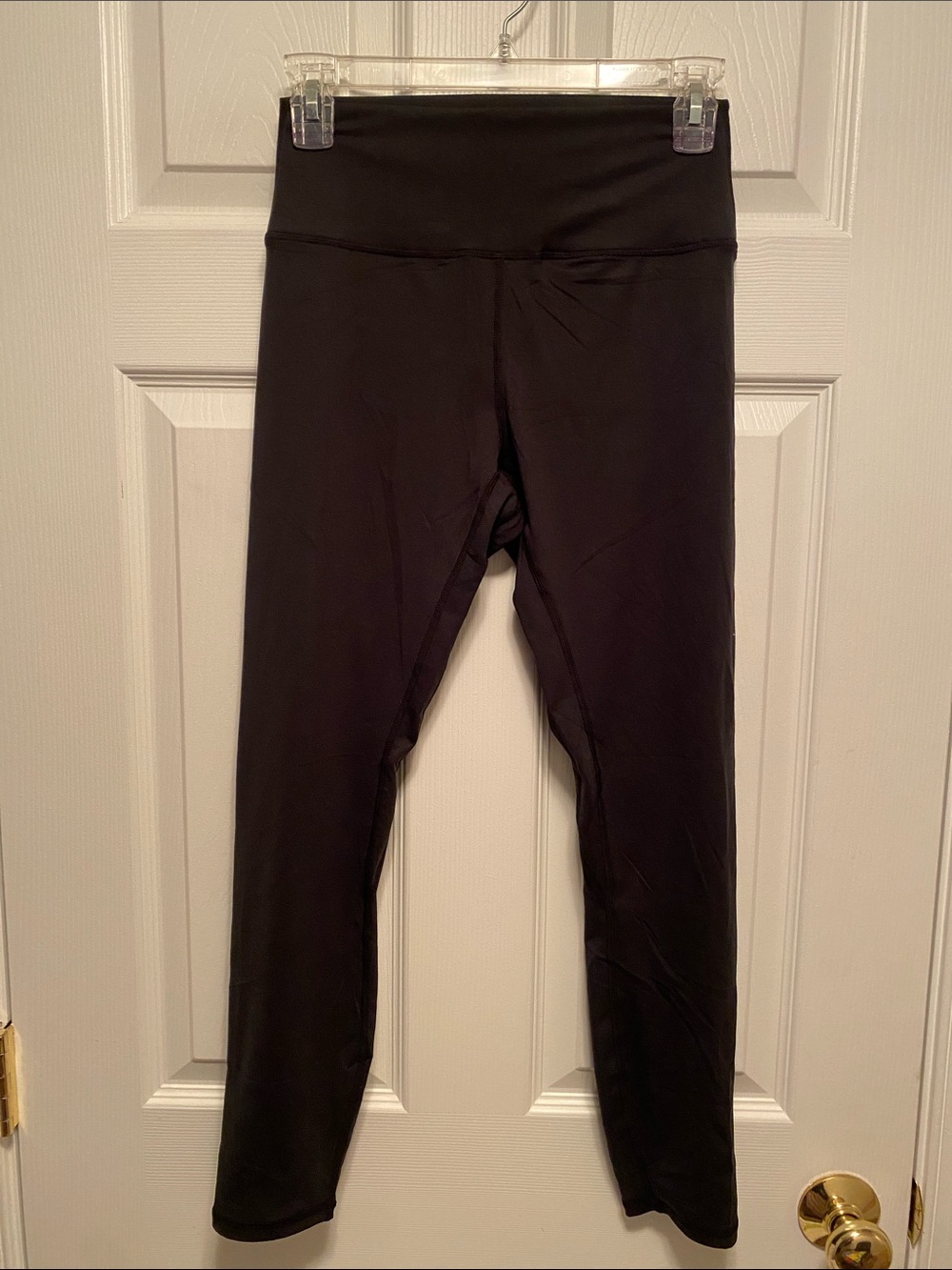 Basic High-Waist Black Leggings…size M (8-10)